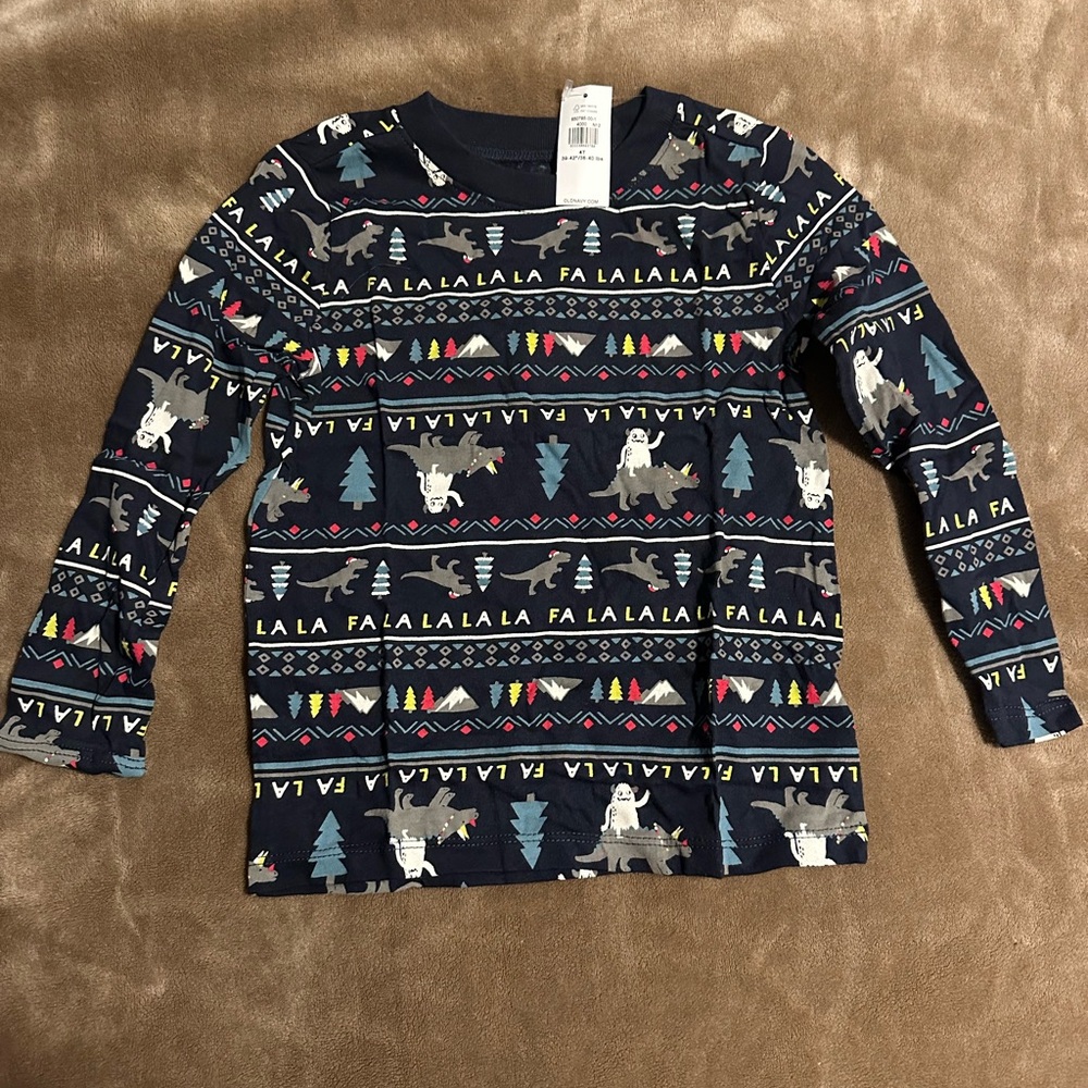 Old Navy Yeti and Dinosaur Shirt